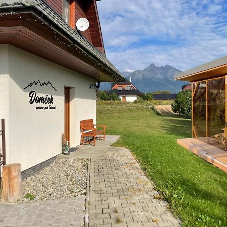 Domcek & Sauna Garden Stará Lesná 외부 사진