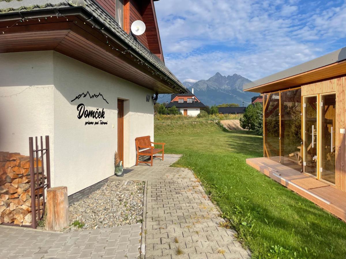 Domcek & Sauna Garden Stará Lesná 외부 사진